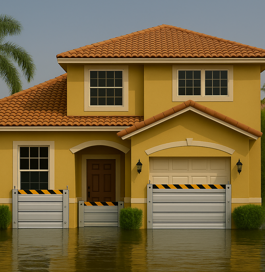 outdoor flood protection for house